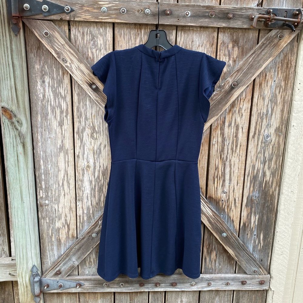 BCBGENERATION Angel Wing Cutout Fit-&-Flare Dress - Picture 6 of 9